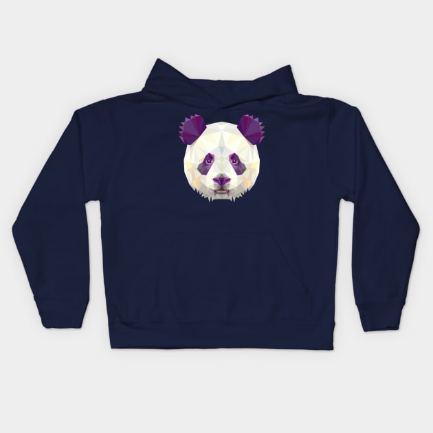 Panda Head Kids Hoodie by Mako Design 